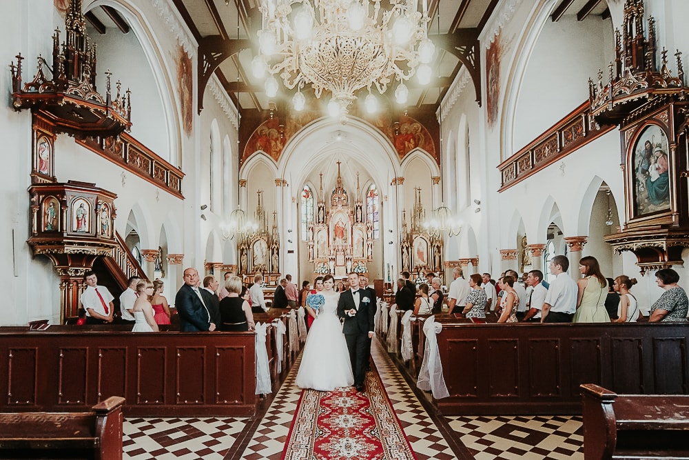 ślub w kościele p.w. świętej Barbary
