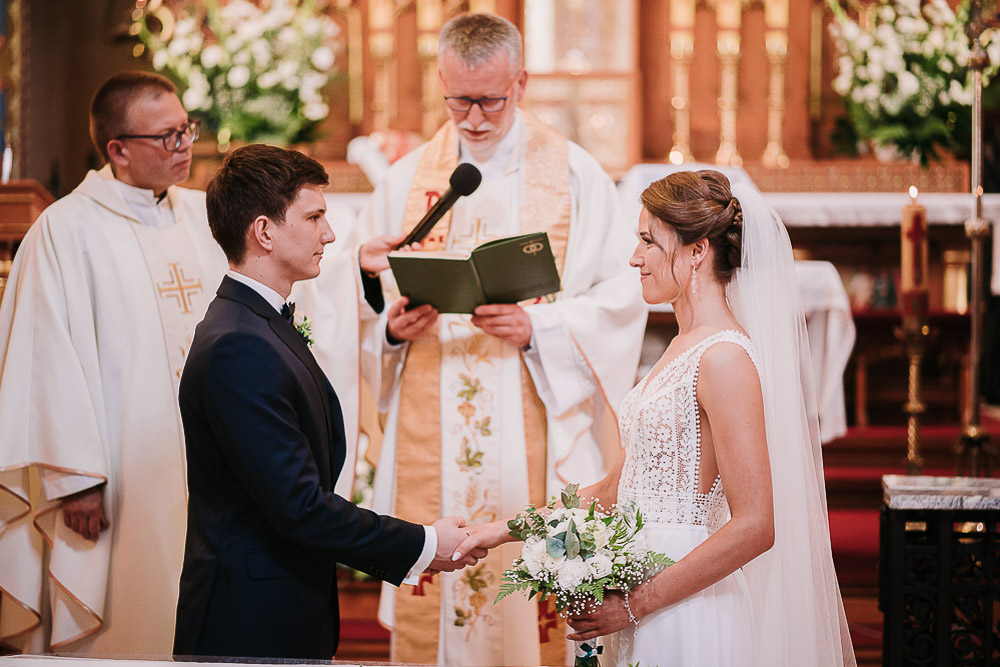 Ślub w Kościele św.Trójcy w Bytomiu